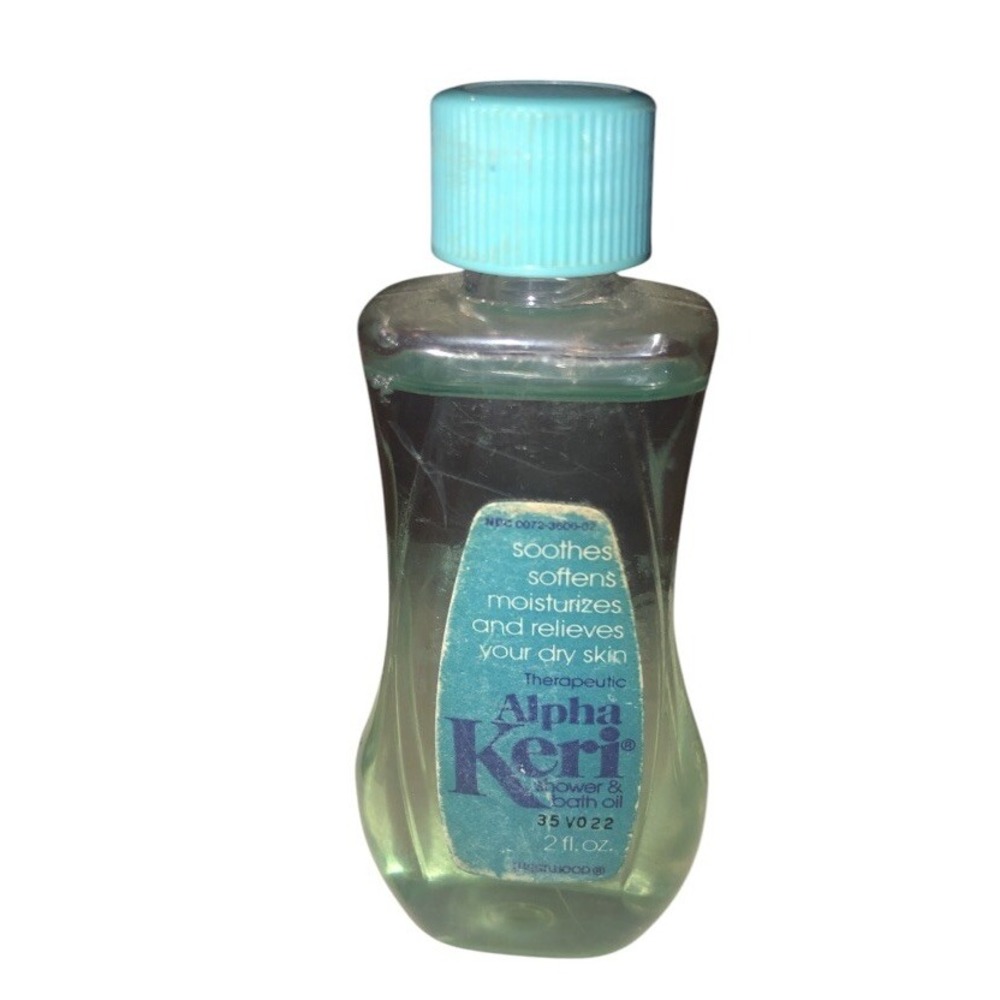 Alpha Keri‎ Shower & Bath Oil RelievesDry Skin8 oz  Unused Vintage1983 photoprop